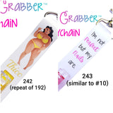 $4.99ea MINI WHOLESALE ( pick from 200+ Designs) Original Swaggy Card Grabber Keychains.