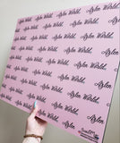 SwaggyMat Premium Logo Nail, Craft Mat, Mani Mat, Logo Backboard Backdrop Background FREE LOGO CREATION if needed!