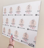 SwaggyMat Premium Logo Nail, Craft Mat, Mani Mat, Logo Backboard Backdrop Background FREE LOGO CREATION if needed!