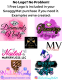 SwaggyMat Premium Logo Nail, Craft Mat, Mani Mat, Logo Backboard Backdrop Background FREE LOGO CREATION if needed!